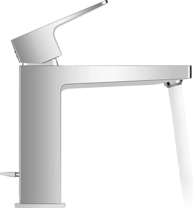 Produktbild Duravit Manhattan Einhebel-Waschtischmischer, M MinusFlow, Ausladung 129 mm, mit Ablaufgarnitur, MH1
