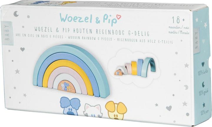 Image du produit Rubo Toys Woezel en Pip Baby Regenboog