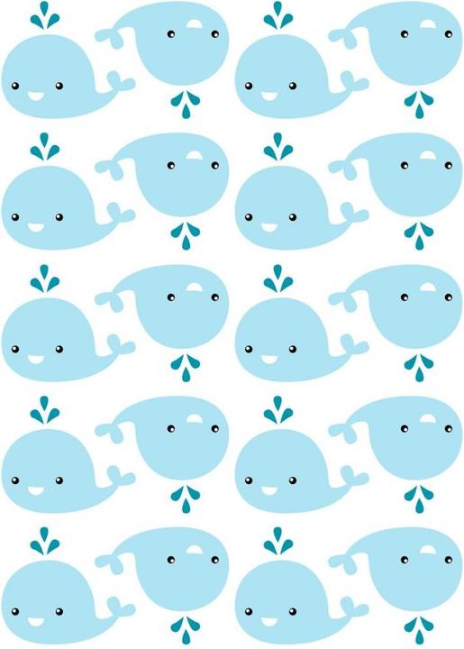 Image du produit Trenddeko Kit baleine bébé (70 x 98 cm)
