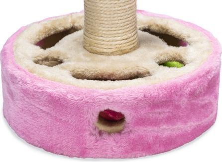 Actual product image Beeztees Bz Hide+Seek Cat Tree Gotcha (40 cm, beige pink)
