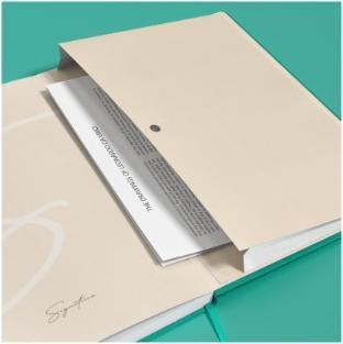 Produktbild Oxford Notizbuch "Signature", A5 (A5, Liniert, Harter Einband)