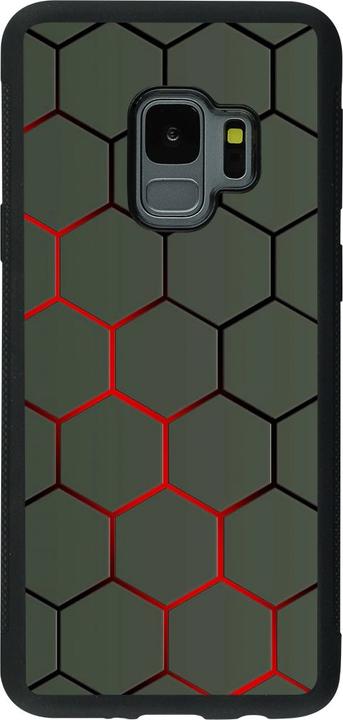 Image du produit PhoneLook Coque Silicone rigide noir Geometric Line red (Samsung Galaxy S9)