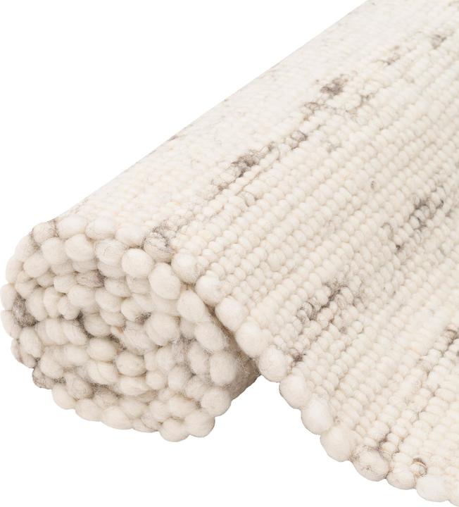 Actual product image Pergamon Natur Teppich Wolle Alaska Meliert (60 x 90 cm)