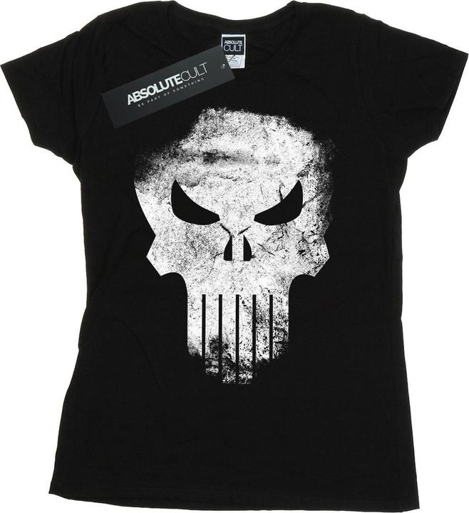 Immagine prodotto The Punisher Distrressed Skull Maglietta Donna (S)