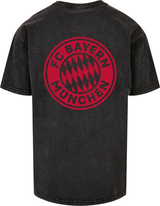 Produktbild FC Bayern München Mia San Mia Red Acid Washed Heavy Oversize Tee - 111611 (L)