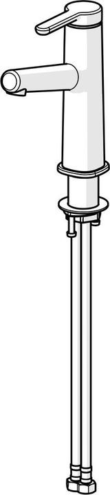 Immagine prodotto Hansa HANSADESIGNO Miscelatore per lavabo, sporgenza 128 mm, senza scarico, 51882283