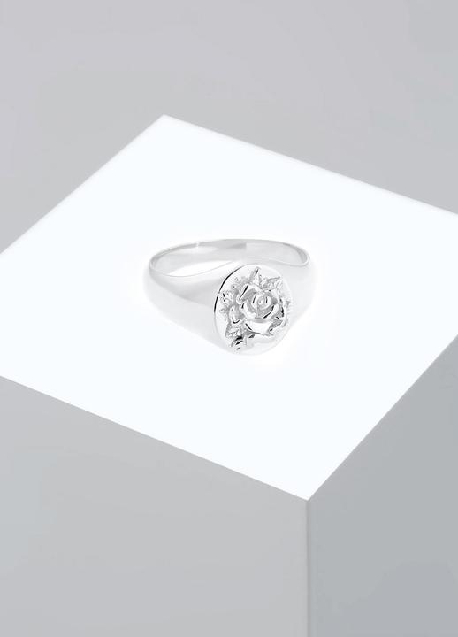 Produktbild Elli Siegelring Rose 80s Look (58, 925 Silber)