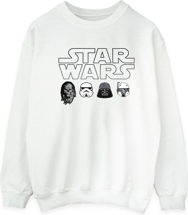Immagine prodotto Star Wars Character Heads Felpa Uomo (S)