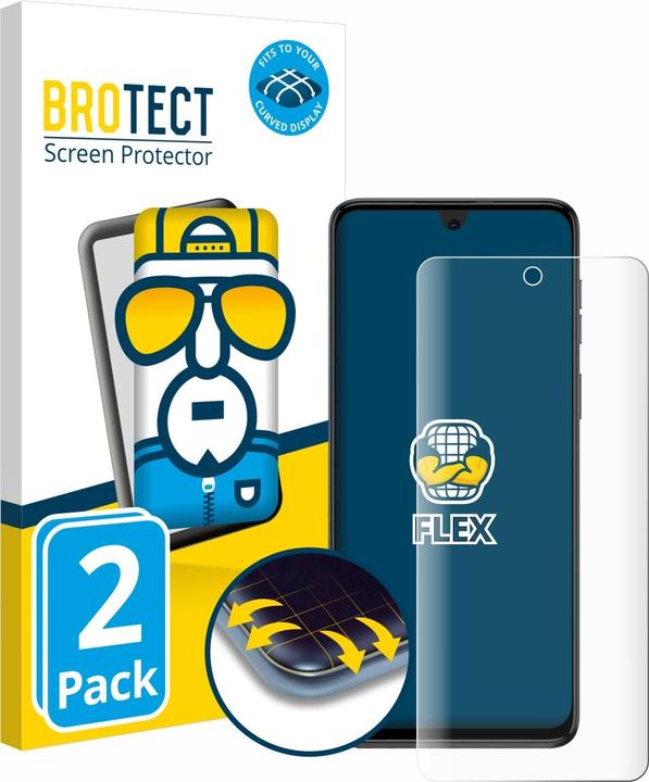 Image du produit BROTECT Protection d'écran intégrale (2 pièce(s), Motorola Moto G54)