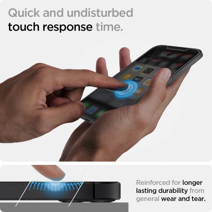 Produktbild Spigen Glas TR Displayschutzfolie 1 St. (1 Stück, Apple iPhone 12 mini)