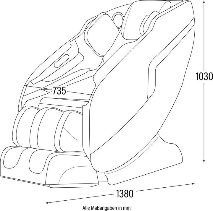 Actual product image Home Deluxe Zero Gravity