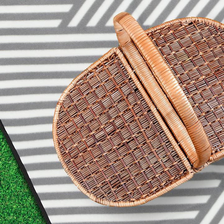 Actual product image Relaxdays Picnic blanket