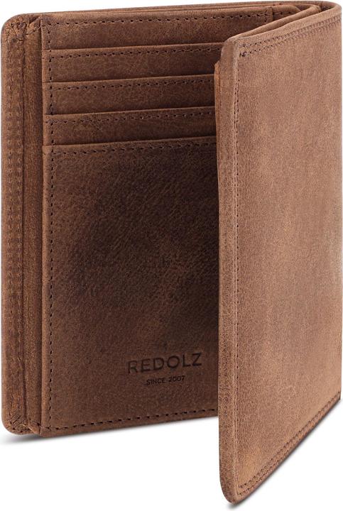 Produktbild Redolz Leather Essentials Geldbörse RFID Schutz Leder 9.5 cm