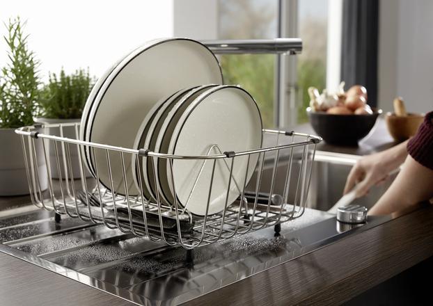 Actual product image Blanco Dish rack with plate stacker