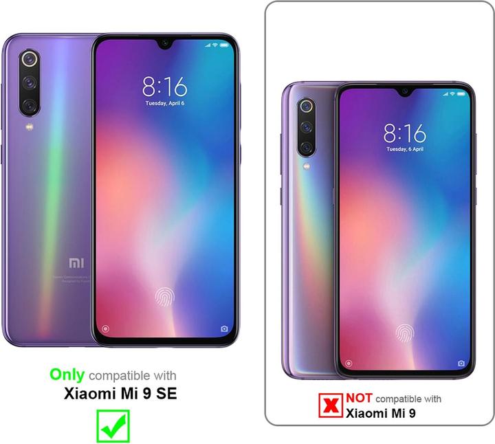 Actual product image Cadorabo Display protection glass (1 Piece, Mi 9 SE)