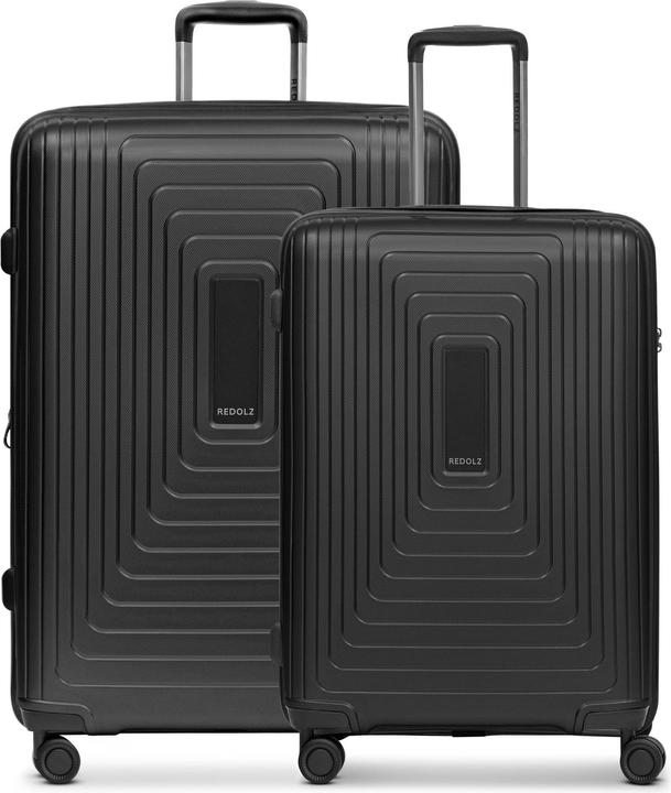 Redolz Essentials 14 4 Rollen Kofferset 2-teilig mit Dehnfalte (204 l, XL (ab 115l))