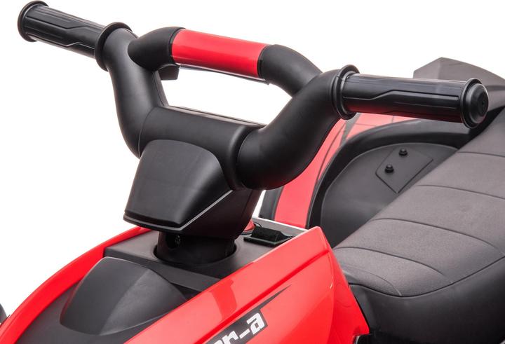 Immagine prodotto Homcom Elektro-Quad Kunststoff, Metall Schwarz+Rot (12 V)