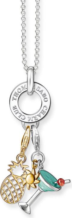 Thomas Sabo Charm-Kette Ananas (Silber, 70 cm)