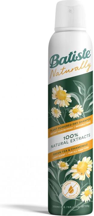 Produktbild Batiste Trockenshampoo Naturally Green Tea&Chamomille (200 ml, Trockenshampoo)