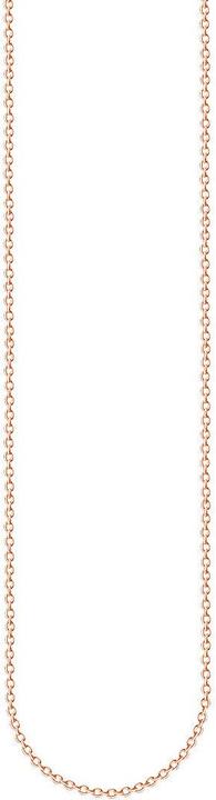 Thomas Sabo Erbskette 925er (750 Roségold Vergoldung, 925 Sterlingsilber, 90 cm)