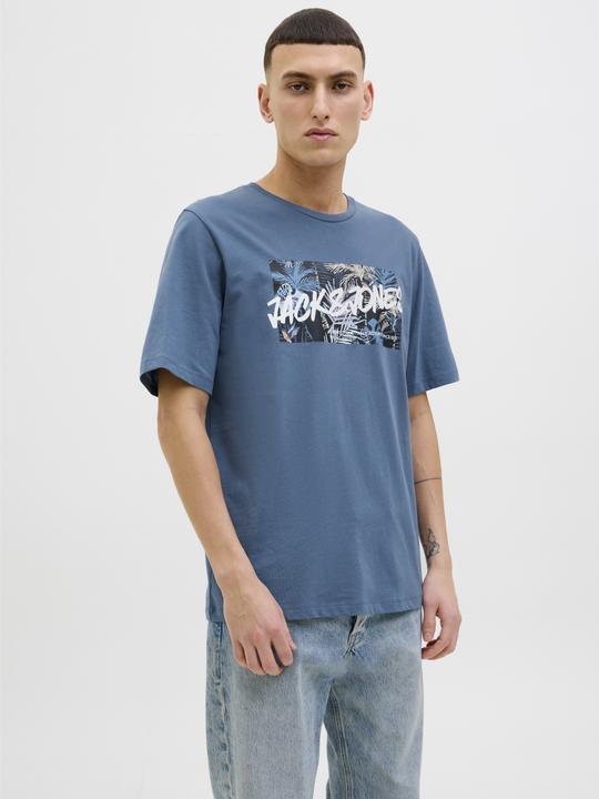 Actual product image Jack & Jones Jjhawaii Shape Tee Ss Crew Neck Ln (XL)