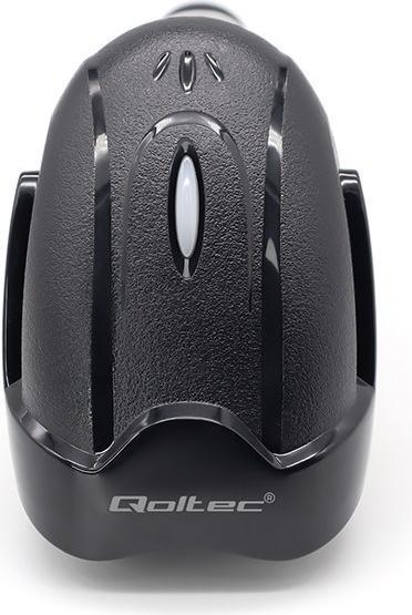 Produktbild Qoltec 50856 Kabelloser Barcodescanner 1D 2D | 2 4 GHz