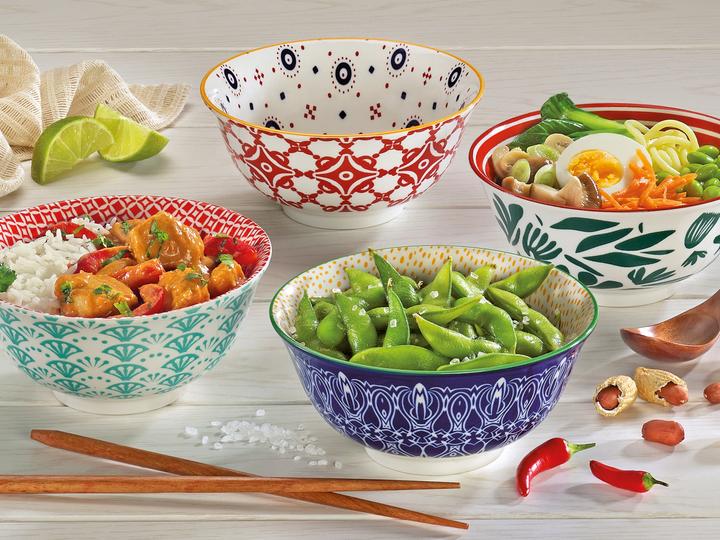 Actual product image Cilio Bowl Amici tiles porcelain 500 ml (0.50 l, 1 x)