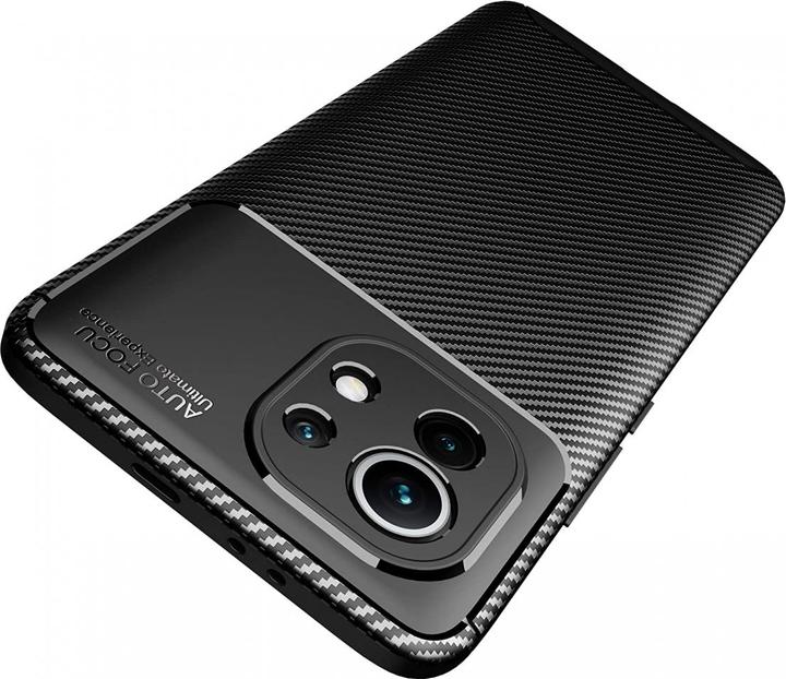 Actual product image Screenguard Xiaomi Mi 11 Hull Carbon Design TPU Case (Xiaomi Mi 11i)