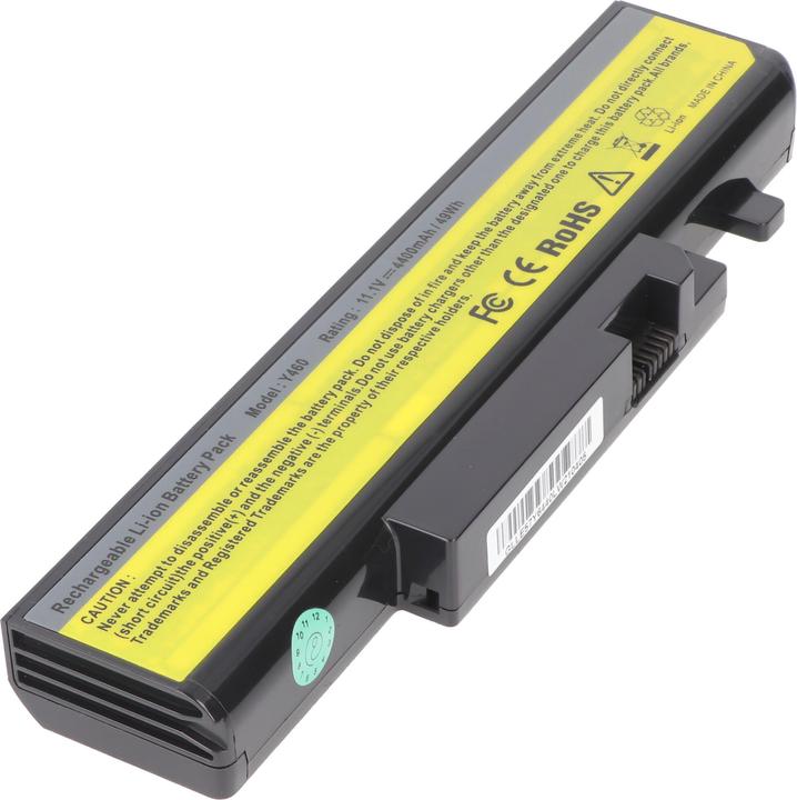 Actual product image Lenovo Battery IdeaPad Y460, Y560 (6 Cells, 4400 mAh)