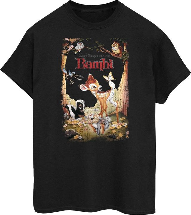 Actual product image Womens/Ladies Poster Cotton Boyfriend T-Shirt (XXL)