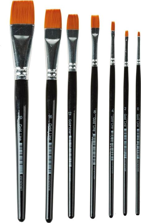Image du produit Creativ Company Brosse à cheveux en nylon 7 tailles (24 mm)