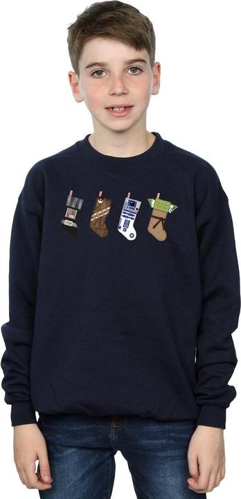 Actual product image Star Wars Boys Christmas Stockings Sweatshirt (152, 158)