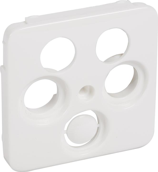 Actual product image Legrand CREO Coax Cover 776280 ultra white 4-LOCH Ankaro