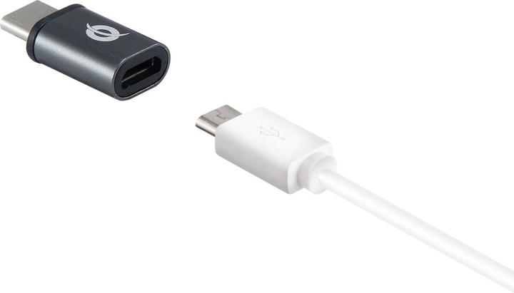 Produktbild Conceptronic Adapter USB-C -> USB3.0+Micro USB 2er-Pack sw (USB 3.1, USB 2.0, 1.47 cm)