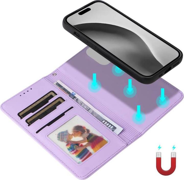 Immagine prodotto Cover-Discount iPhone 16 Pro Max - Custodia a portafoglio divisibile 2 in 1 per telefoni cellulari (Apple iPhone 16 Pro Max)