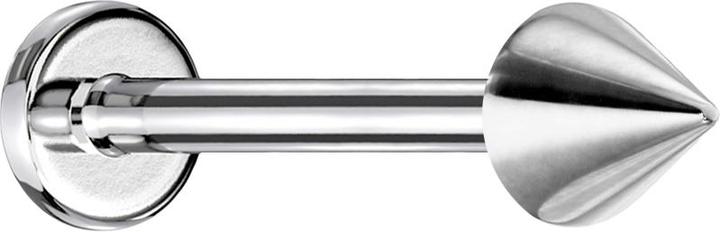 Produktbild Star Piercing Micro Labret silber mit Cone (ohne Messing, Chirurgenstahl 316L)
