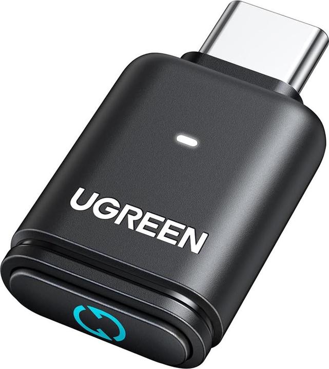 Actual product image Ugreen Bluetooth 5.3 Audio Adapter/Transmitter - Black (Transmitter & Receiver)