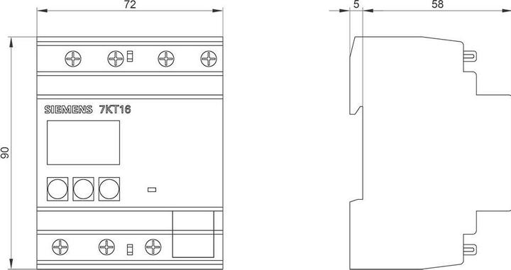 Produktbild Siemens PAC1600: 3 phasig / 63A, S0, MID
