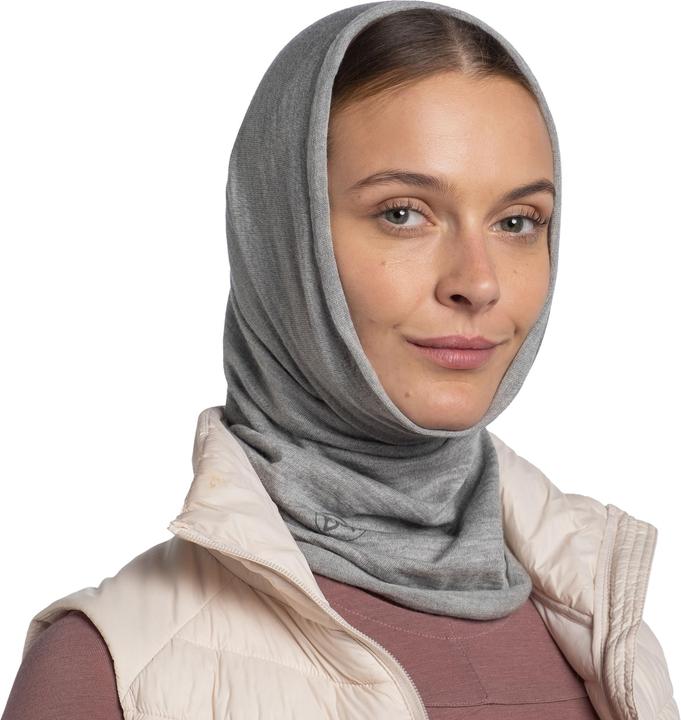 Actual product image Buff Merino 250g/m² Melange Cloud