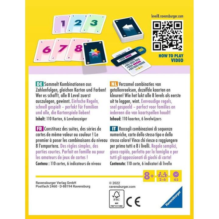 Image du produit Ravensburger Level 8® (niveau 8) (Néerlandais, Italien, Allemand, Français, Multilingue)