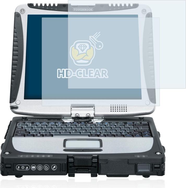 Produktbild BROTECT Schutzfolie Displayschutz Klar (2 Stück, Toughbook CF-19)