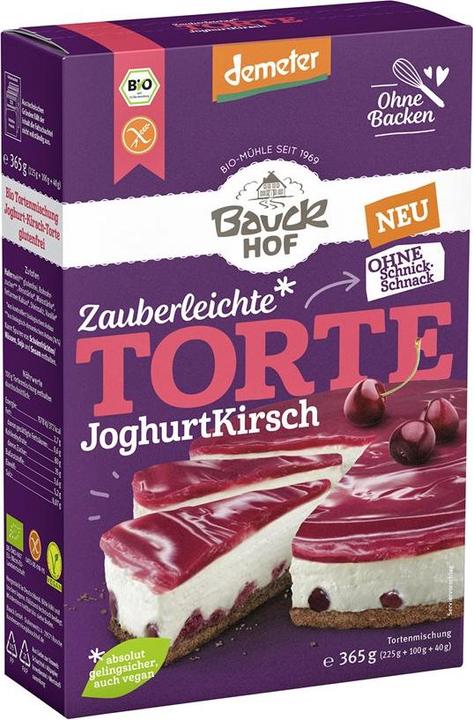 Immagine prodotto Bauckhof Magic Light Cake YoghurtMiscela per torta alla ciliegia Demeter (365 g)