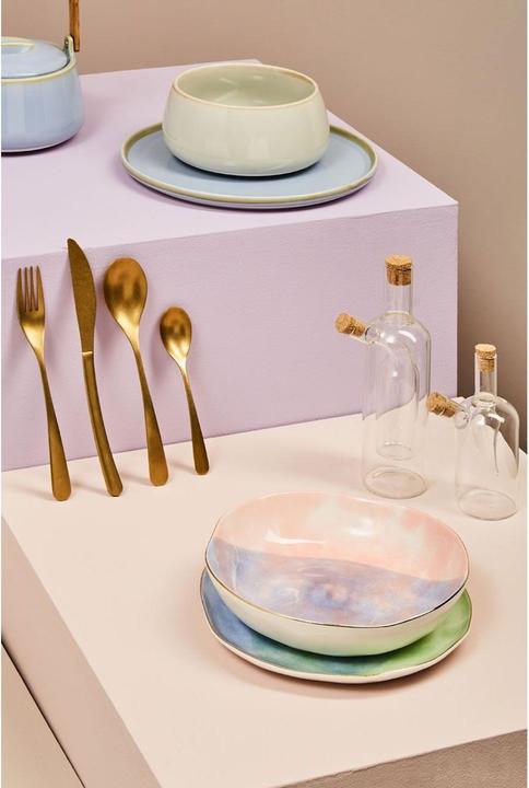 Produktbild Fifty five south Besteck-Set Avie Antik Gold Finish - 16-teilig (4 Stück, Besteck Set)
