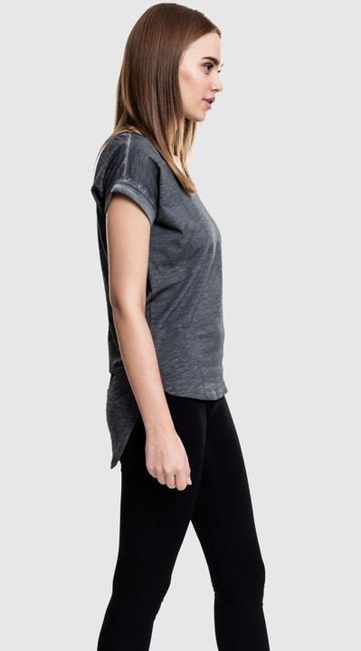 Immagine prodotto Urban Classics Tee lungo da donna a forma di schienale con tintura spray (XS)