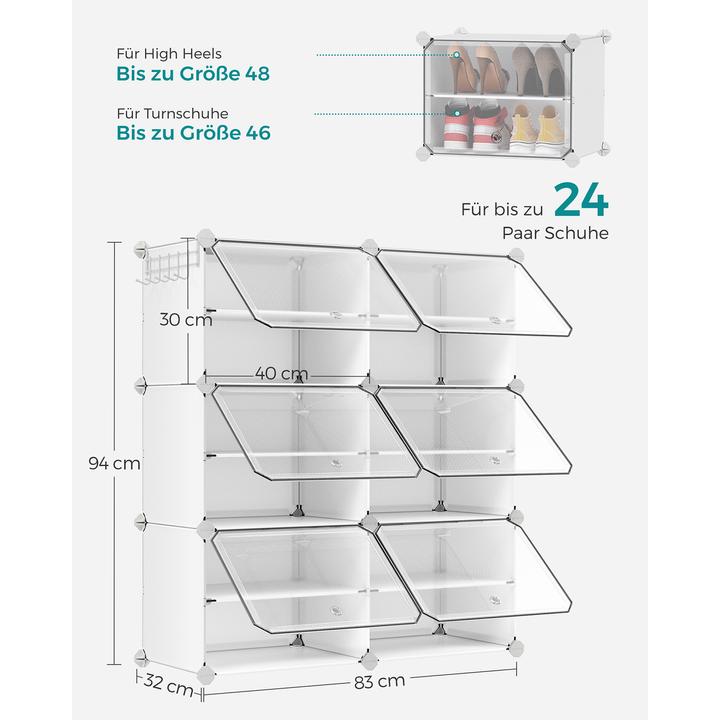 Immagine prodotto Songmics Sneak (82 x 32 x 92 cm)