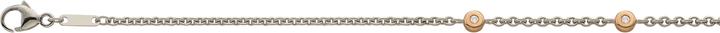 Produktbild Bijou Classic Collier Rundanker mit Brill. 45 cm (Gold)
