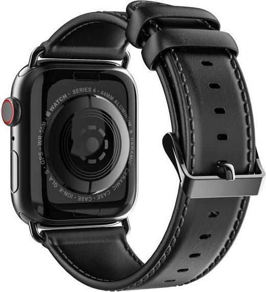 Produktbild Dux Ducis Business Series Echtleder Ersatz Armband (44 mm, 45 mm, 42 mm, Echtleder, Apple Watch Series 4, Apple Watch Series 5, Apple Watch Series 6, Apple Watch Series 7, Apple Watch Series 8, Apple Watch Series 9, Apple Watch SE, Apple Watch Series 1, Apple Watch Series 2, Apple Watch Series 3)