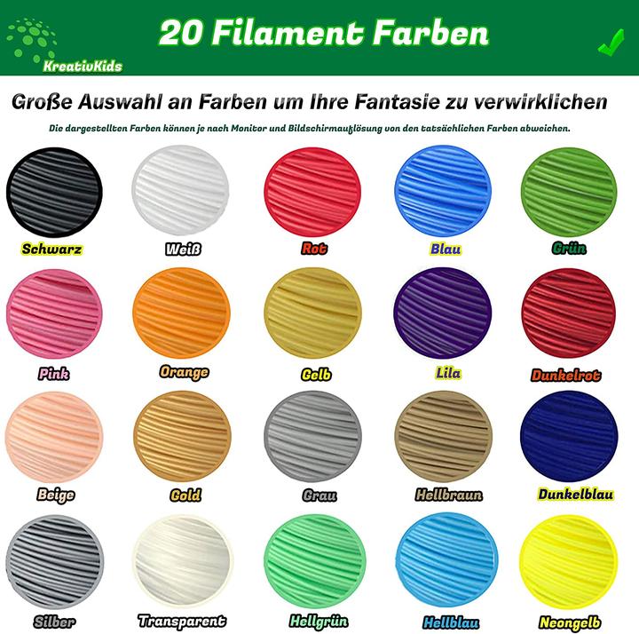 Produktbild KreativKids 3D-Druckstift mit Zubehör