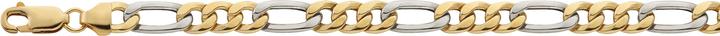 Produktbild Bijou Classic Collier Figaro halbmassiv 45 cm (Gold)