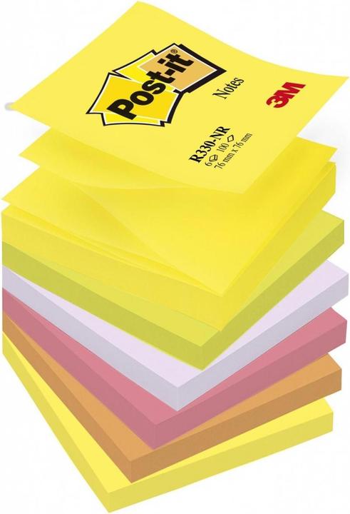 Produktbild Post-it Z-Notes Regenbogen (76 x 76 mm)